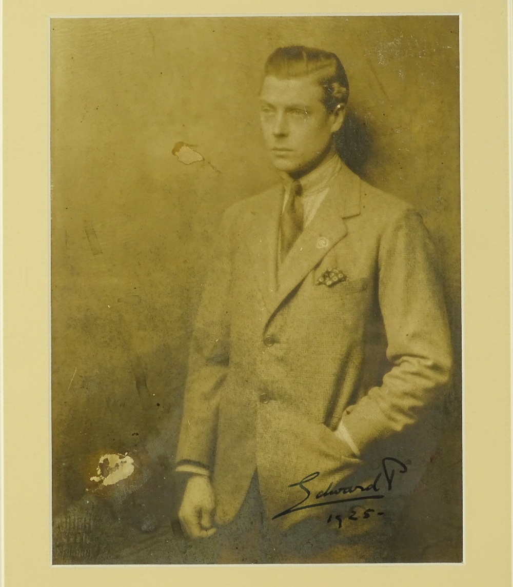 A studio photograph of HRH Edward Prince of Wales,