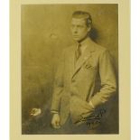 A studio photograph of HRH Edward Prince of Wales,
