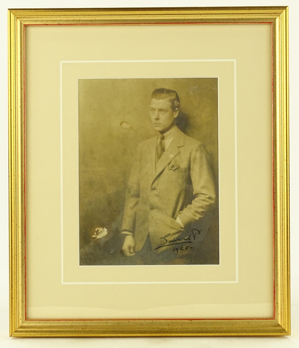 A studio photograph of HRH Edward Prince of Wales, - Image 2 of 4