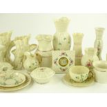 A group of Belleek porcelain items, (18).