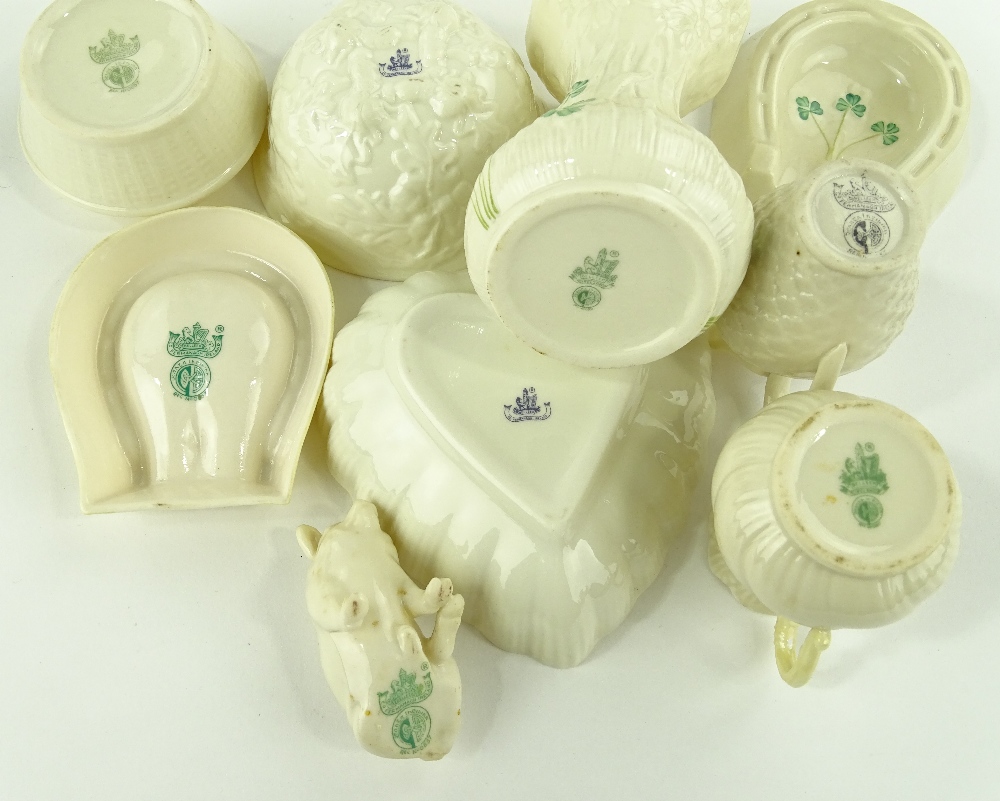 A group of Belleek porcelain items, (13). - Image 3 of 3