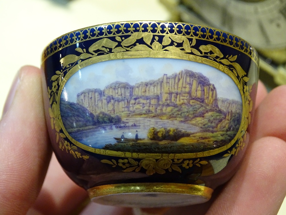 A 19th century Meissen porcelain Cabinet cup, cove - Image 7 of 12