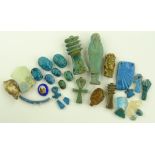 A group of Egyptian Antiquities, including Faience