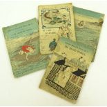 A set of 4 Japanese woodblock printed Fairy Tale b