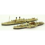 2 Millar's Marine Waterline wood / paper model shi