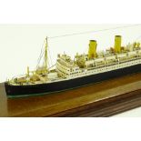 A Millar's Marine Waterline model, Duchess of Atho