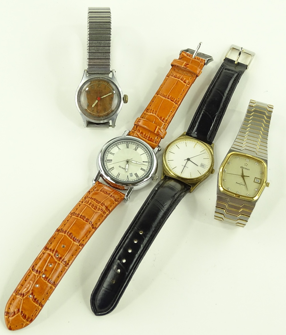 A group of wristwatches, including Eterna Royal qu - Image 2 of 5