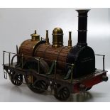 A live steam powered model of the steam locomotive
