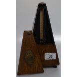 A French walnut metronome
