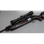 A Sportsmarket XTB2-2K.22 air rifle with 4x40 tele