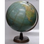 A Vintage Philips 13.5"" Challenge Globe on wooden