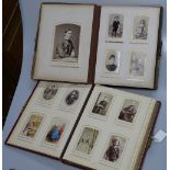 2 Victorian leather-bound family photograph albums