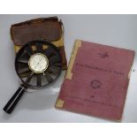 An early 20th century hand-held anemometer, diamet