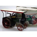 A Mamod live steam powered steam tractor, boxed, l