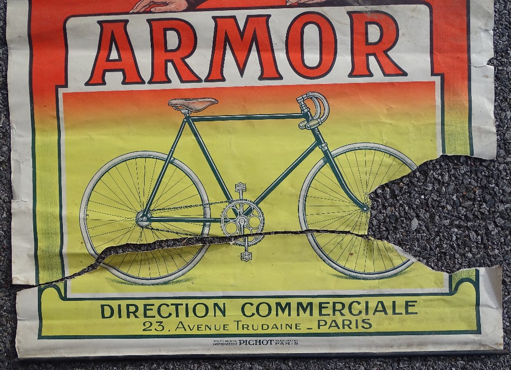 An extremely rare cycling poster for Armor Racing - Bild 3 aus 3