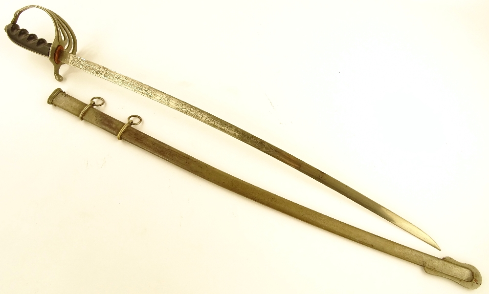 An American 19th century military sword, by A H Do - Bild 2 aus 3