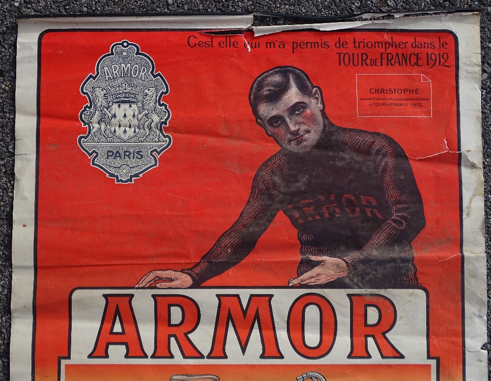 An extremely rare cycling poster for Armor Racing - Bild 2 aus 3