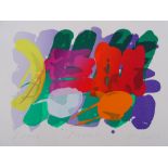Albert Irvin (1922-2015), colour screen print, Ido