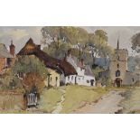 John Yardley (born 1933), watercolour, country cottages