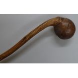 A tribal hardwood knobkerry