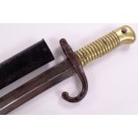 A French 1866 Chassepot sword bayonet, original me