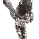 A Vintage chrome plate Spirit of Ecstasy car masco