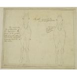 A group of 6 18th / 19th century drawings of horse