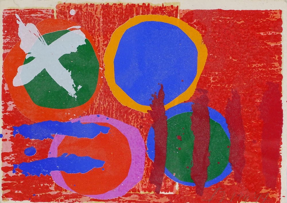 Albert Irvin (1922 - 2015), colour screen print /