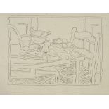 Circle of Milton Avery, pencil drawing, kitchen st