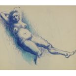 Laura Knight (attributed to), pen and ink sketch,