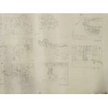 Mary Tourtel (attributed to), 4 sheets of pencil