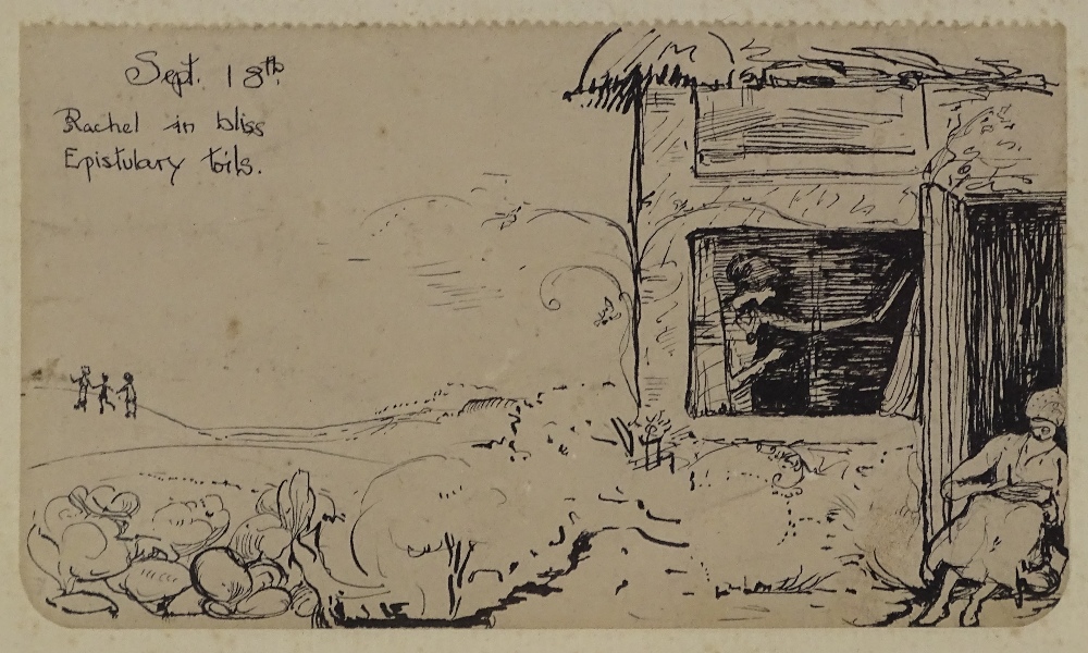 Arthur Rackham (attributed to), 3 pen and ink draw