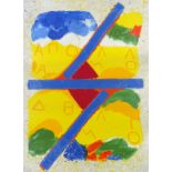Joe Tilson (born 1928), colour screen print / wood block