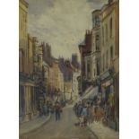 Francis Brown Tighe, watercolour, George Street Ha