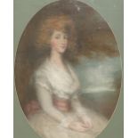 18th / 19th century coloured pastels, portrait of