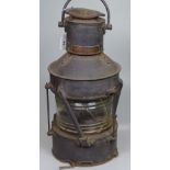 A ship's lantern by Alderson & Gyde of Birmingham,