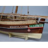 A handmade Eastern sailing boat ""Babul-Kher""