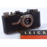 An early Leica Model A Elmar camera, circa 1930, n