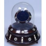 A Victorian coromandel pocket watch stand, with mo