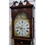 A 19th century mahogany-cased 8-day longcase clock