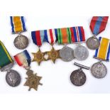 A group of First and Second War Service medals, va