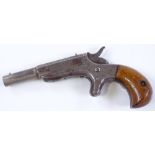 A 19th century American rimfire pocket pistol, bar