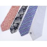 Vivienne Westwood 4 ties (3 silk and 1 cotton) (4)