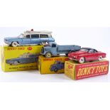 3 boxed Dinky Die Cast vehicles, Volkswagen Karman