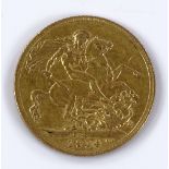 A George V 1914 gold sovereign