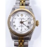 A lady's Tudor Princess Oysterdate automatic wrist