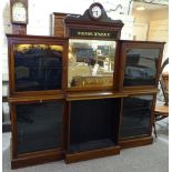 A large Victorian mahogany centre standing chemist