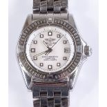 A lady's Breitling Chronometer 100M wristwatch, st