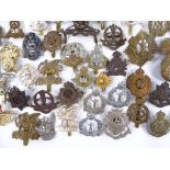 A group of approx 50 military badges