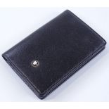 Mont Blanc, new black leather credit card holder (